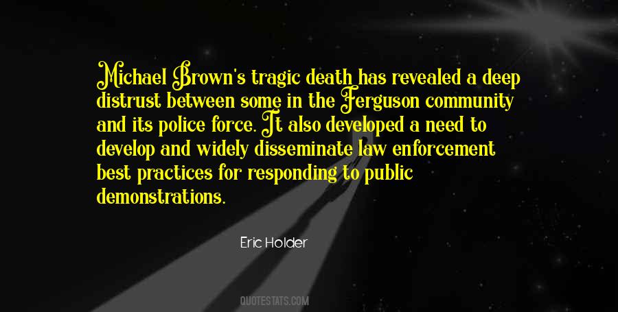 The Best Police Quotes #1129576