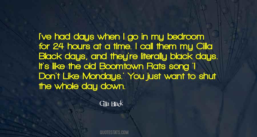 Black Days Quotes #1707754