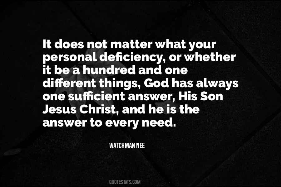 God Answer Quotes #19277