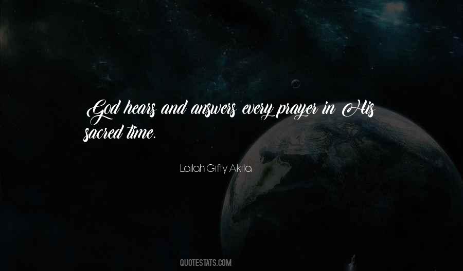 God Answered Prayer Quotes #1620622