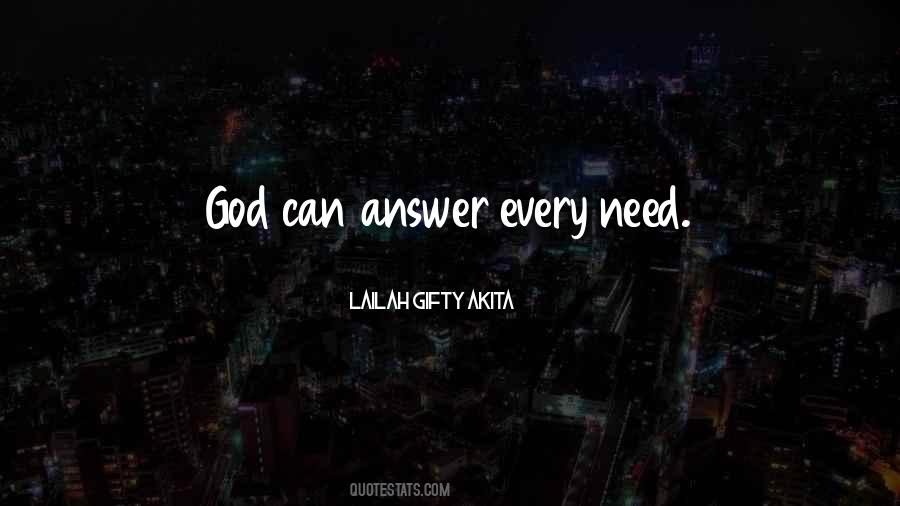 God Answers Our Prayers Quotes #891538