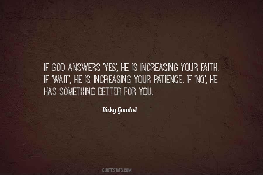 God Answers Quotes #1282931