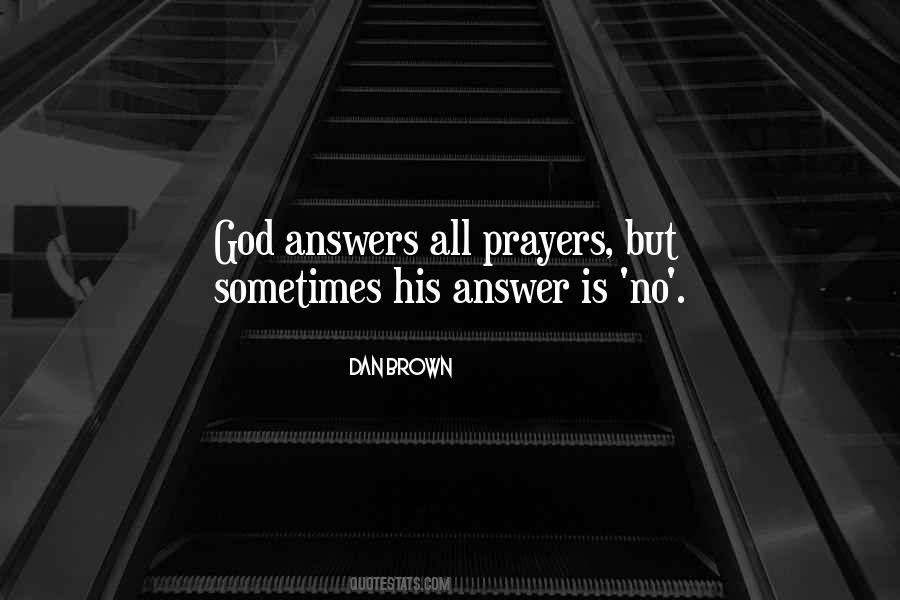 God Answers Quotes #1438331