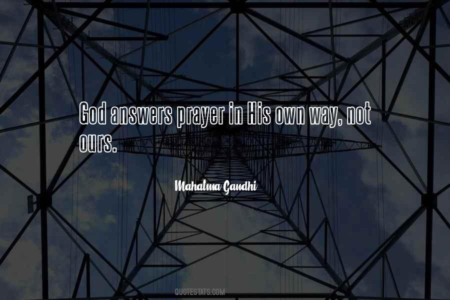 God Answers Quotes #1477675