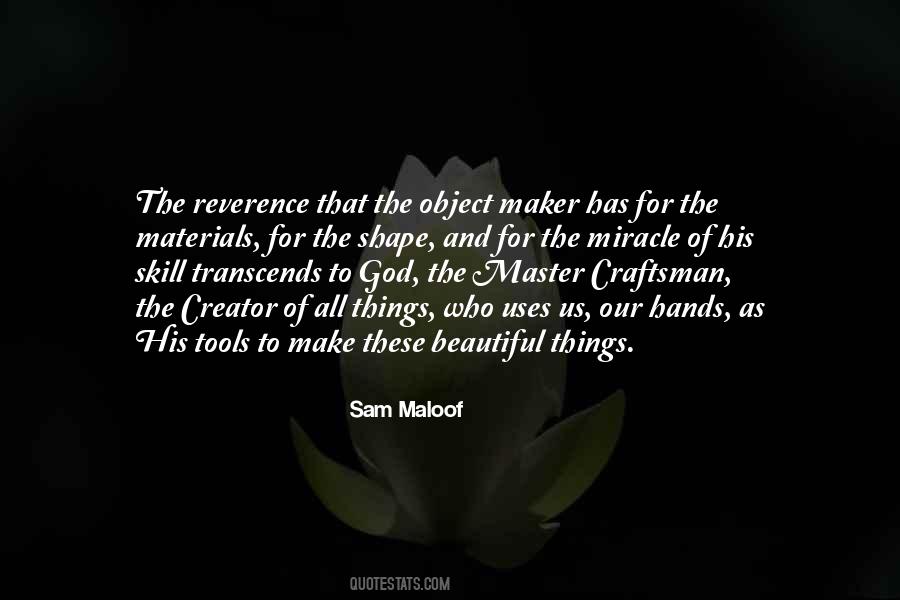 God As Craftsman Quotes #1289968