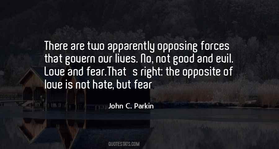 Opposite Of Fear Quotes #181587