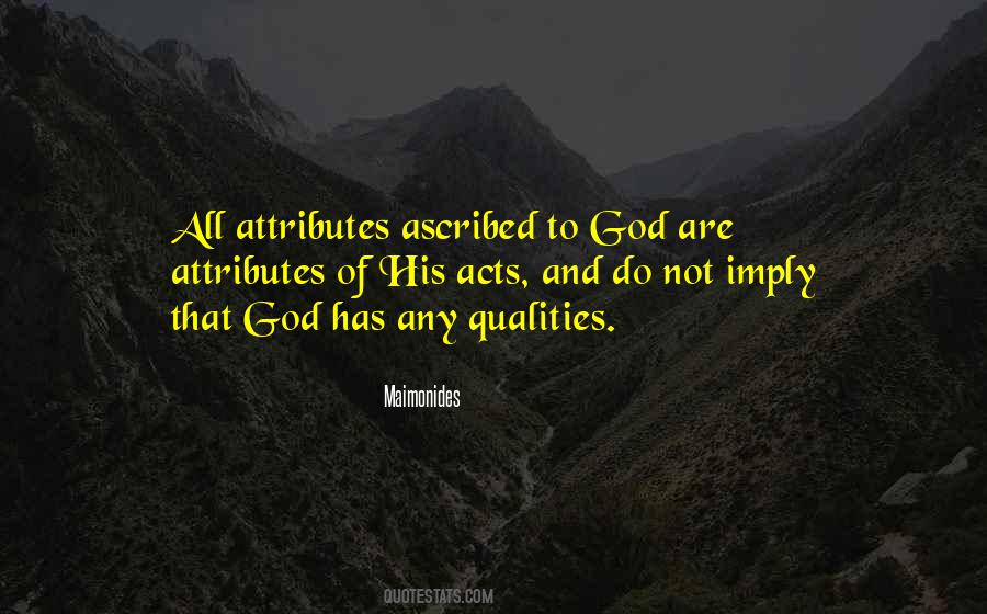 God Attributes Quotes #1220160