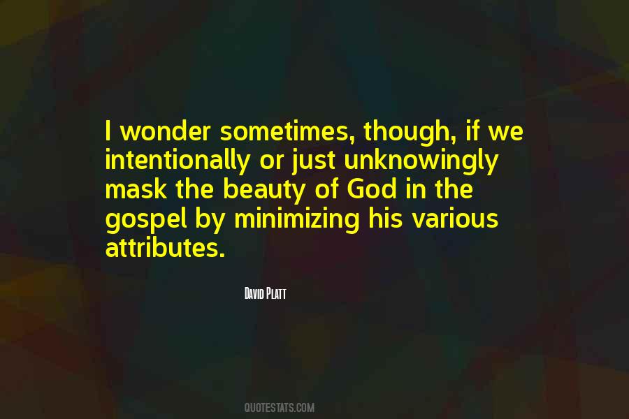 God Attributes Quotes #1386260