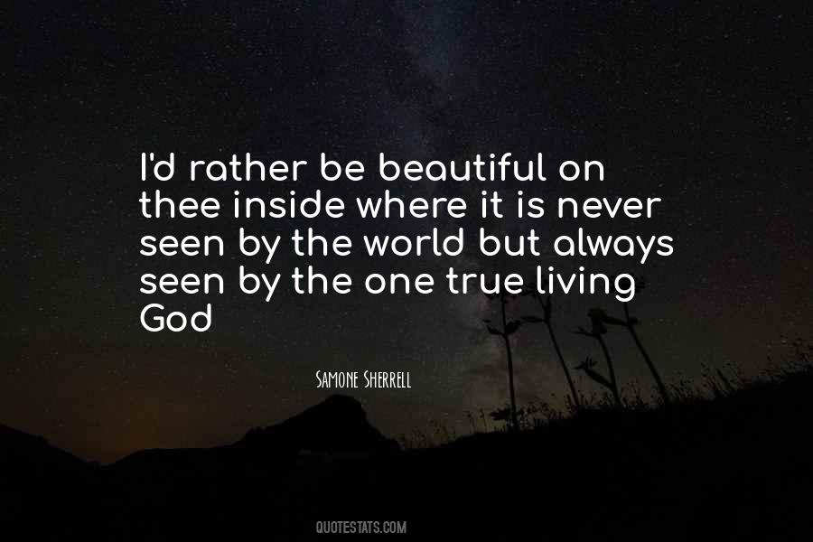 God Beautiful World Quotes #1407627