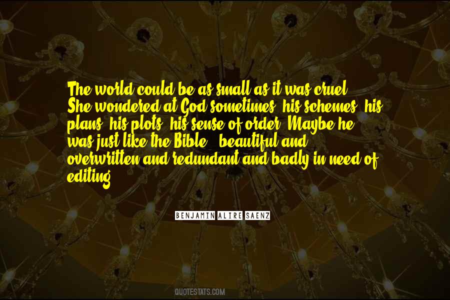 God Beautiful World Quotes #1871276