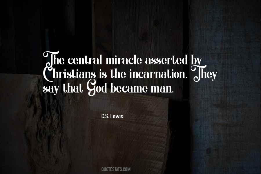 God Became Man Quotes #1106030