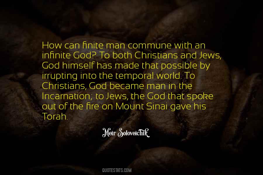 God Became Man Quotes #219847