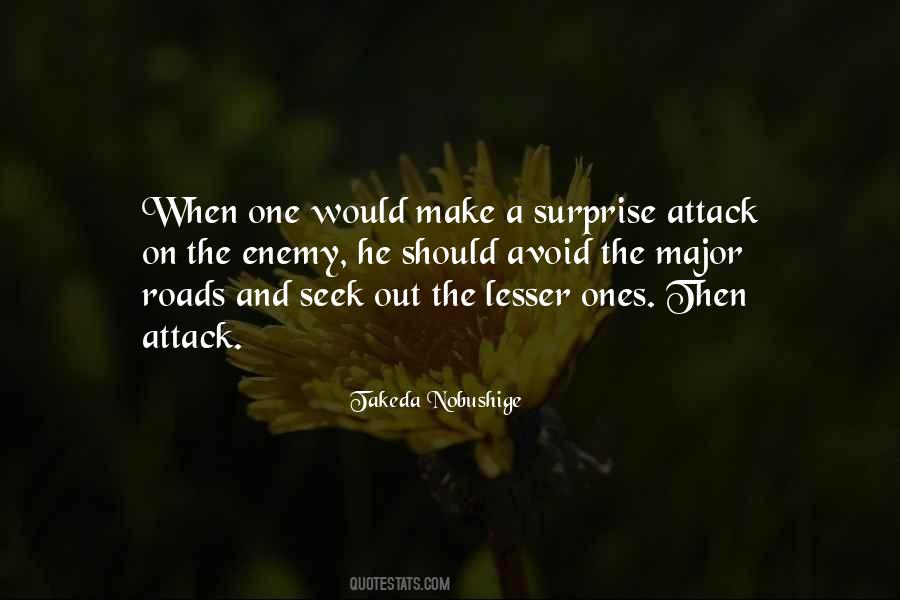 Enemy Attack Quotes #764403
