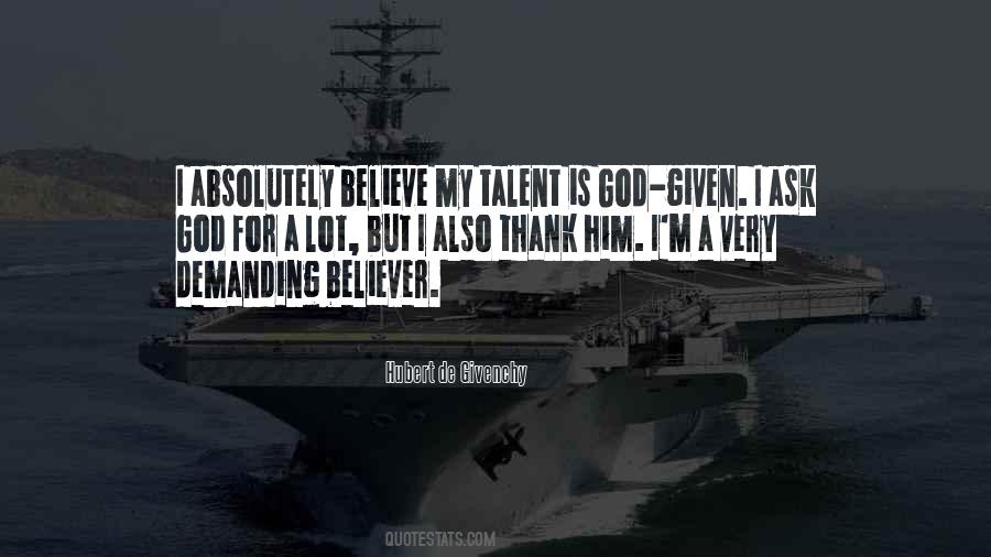 God Believer Quotes #464725