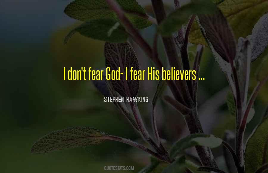 God Believer Quotes #537778