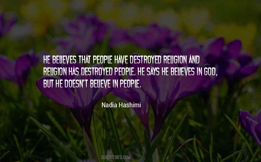God Believes Quotes #926859