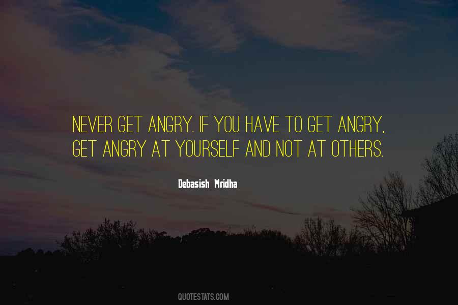 Angry At You Quotes #160200