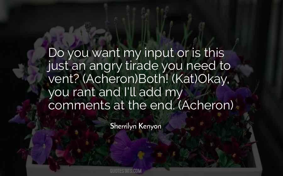 Angry At You Quotes #461891
