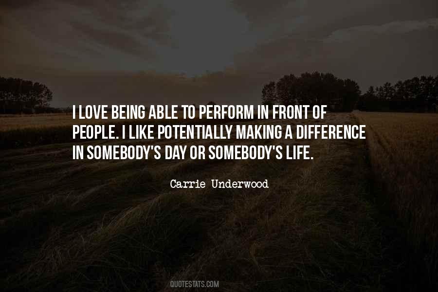 Quotes About Making A Difference In People #990239