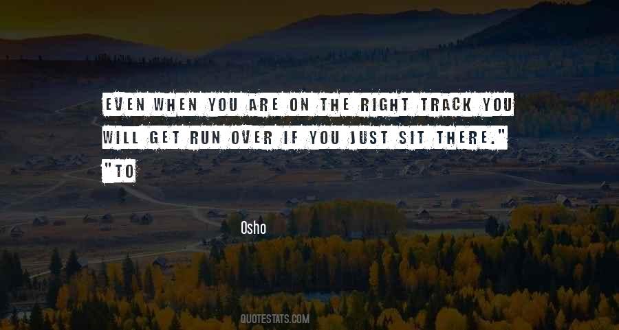 Track Run Quotes #98257
