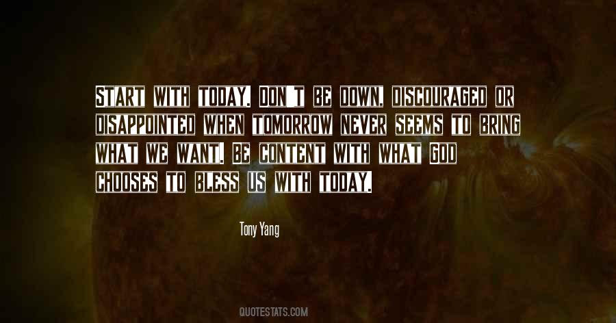 God Bless Me Today Quotes #1030426