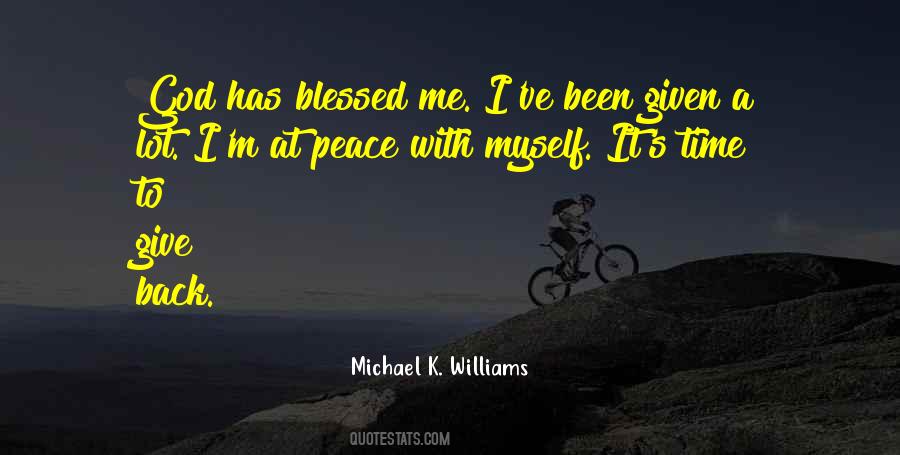 God Blessed Me Quotes #403802