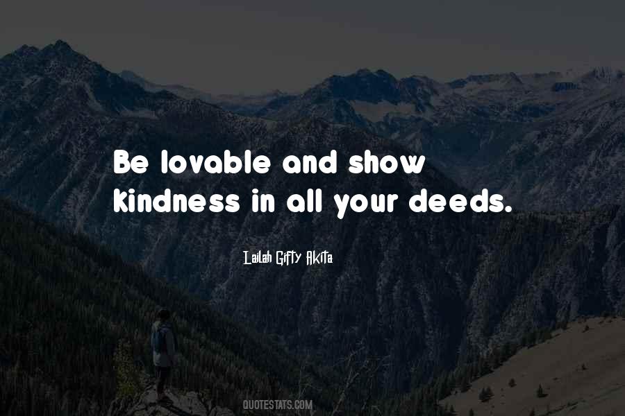 Show Love And Kindness Quotes #398215
