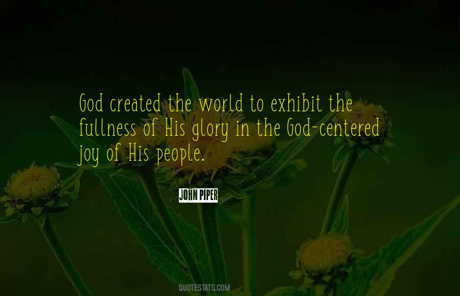 God Centered Quotes #1846363