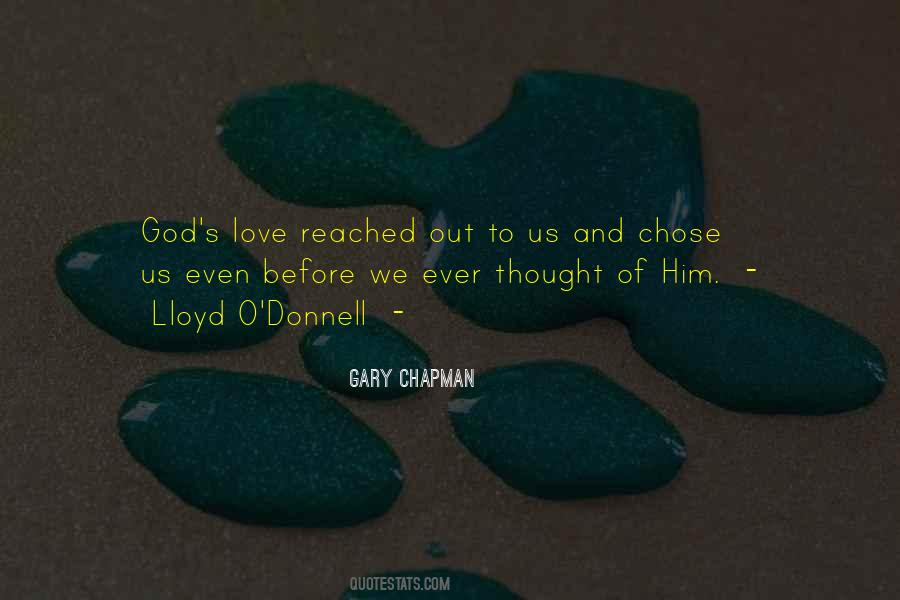 God Chose Us Quotes #25849