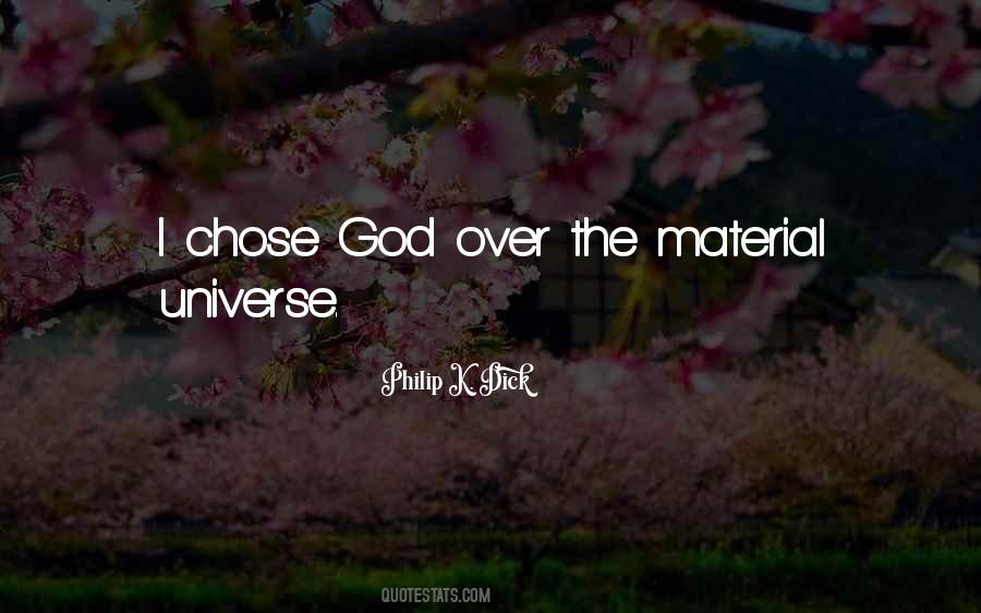 God Chose Us Quotes #907316