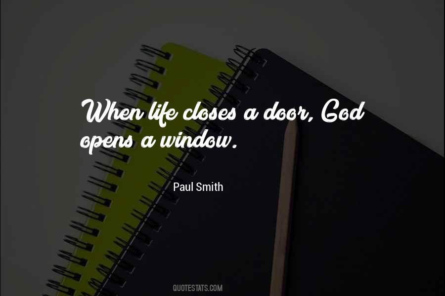 God Closes Door Quotes #1175202