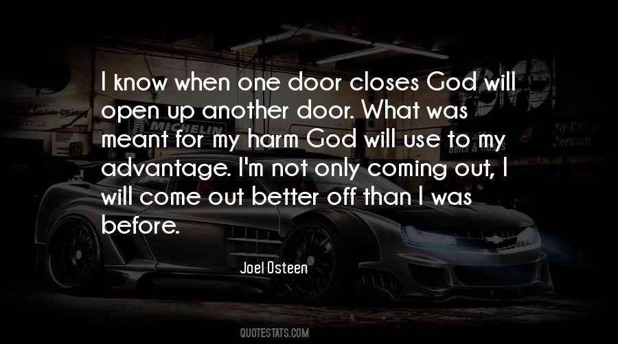 God Closes Door Quotes #223246