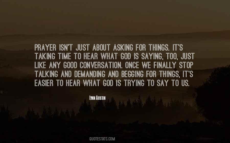 God Conversation Quotes #1477769