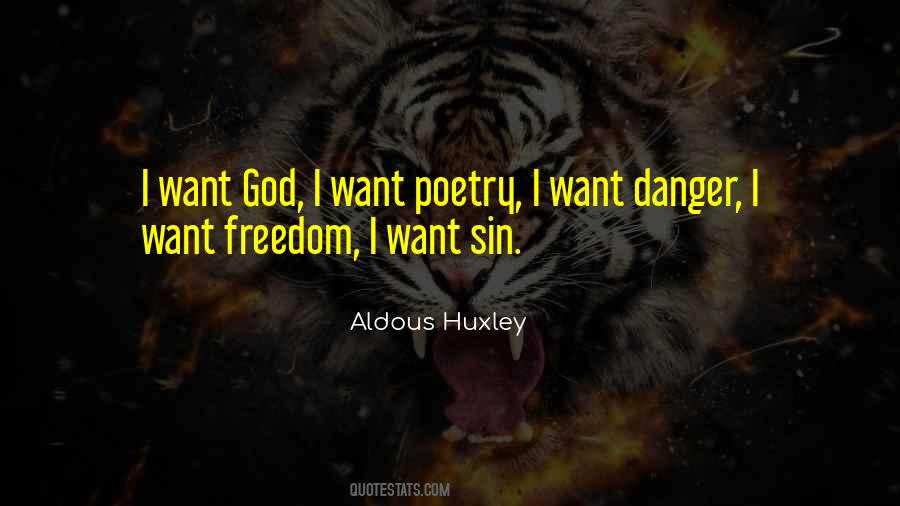 I Want Danger Quotes #1091603