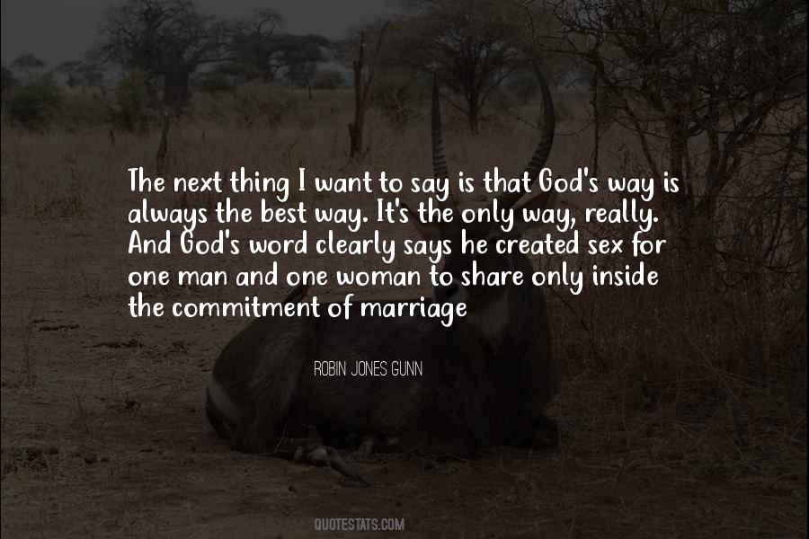 God Created Marriage Quotes #17553