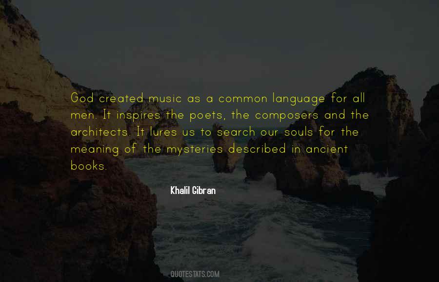 God Created Music Quotes #1510732