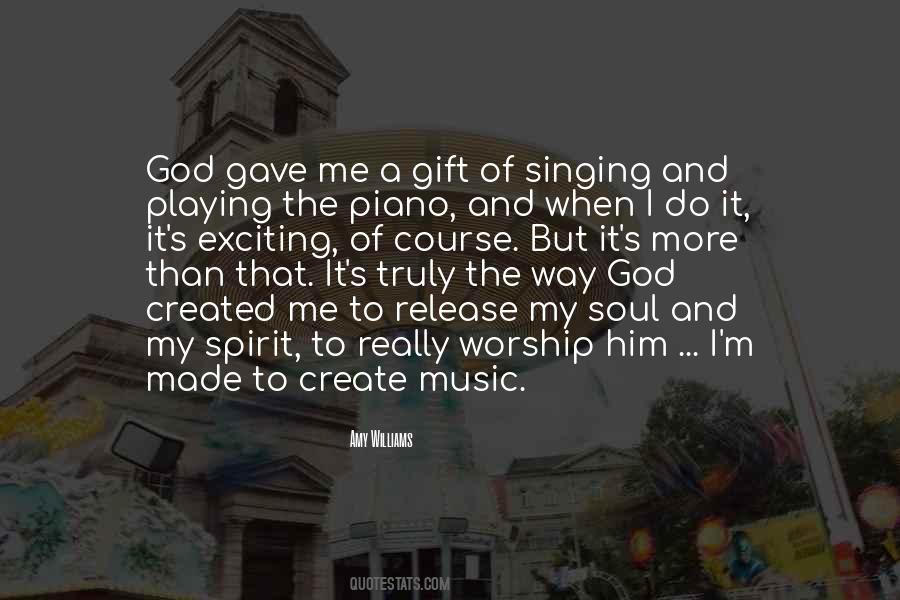 God Created Music Quotes #1607563