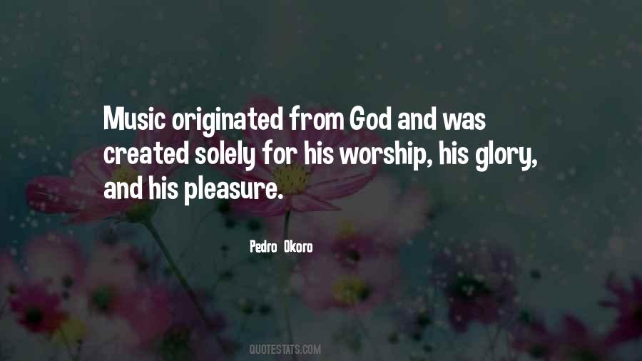 God Created Music Quotes #709087