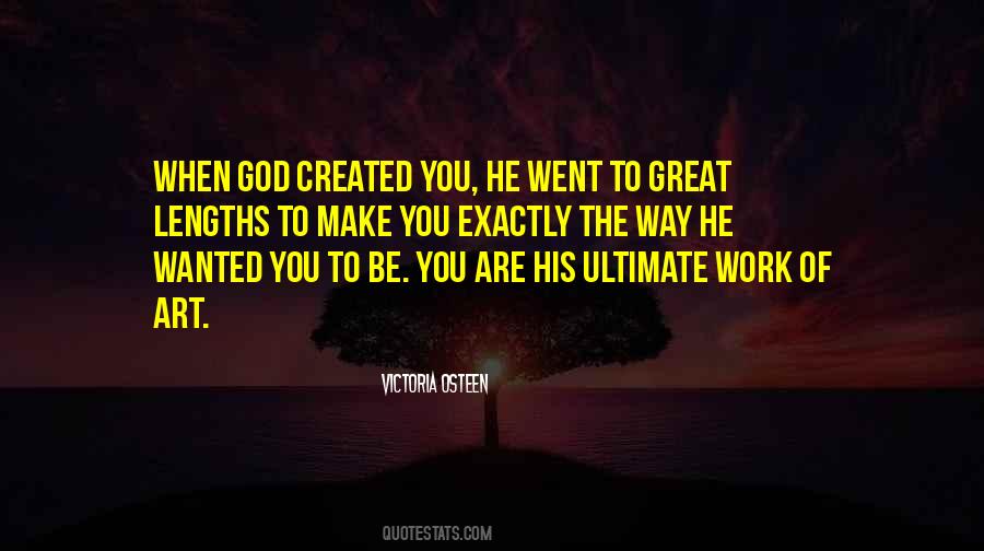 God Created Quotes #1193692