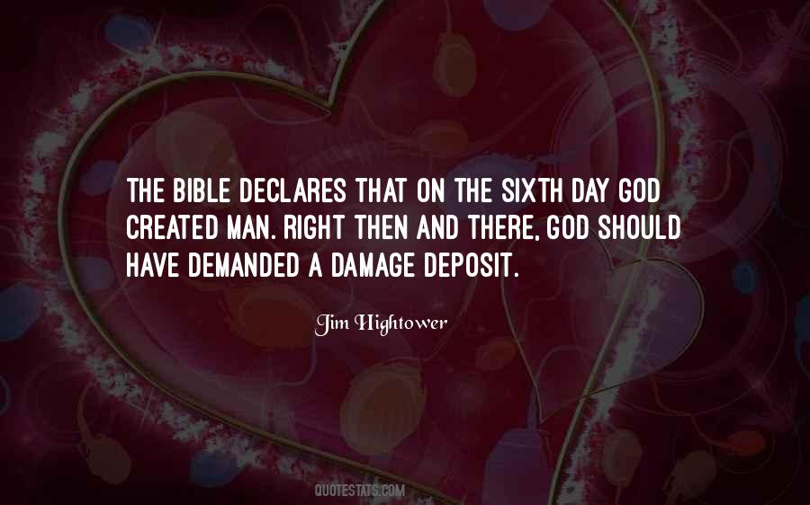 God Created Quotes #1313583