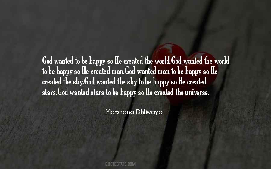 God Created The Sky Quotes #670106