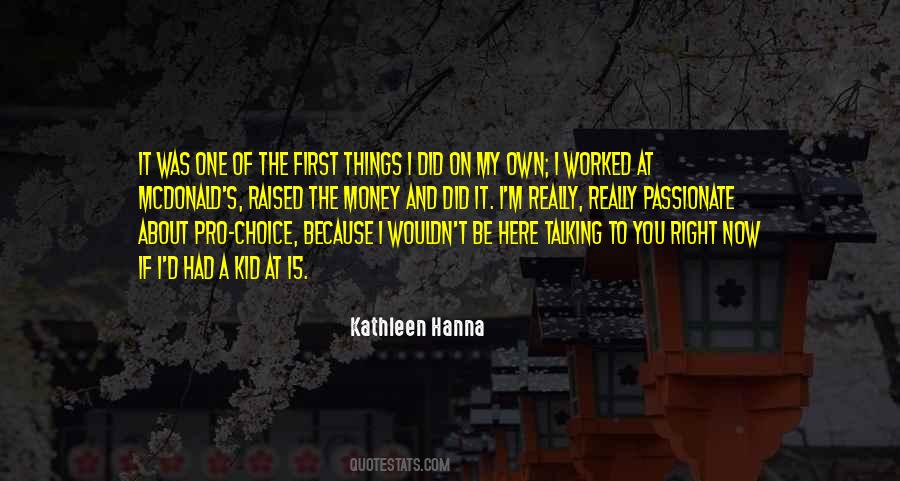 Talking Money Quotes #501486