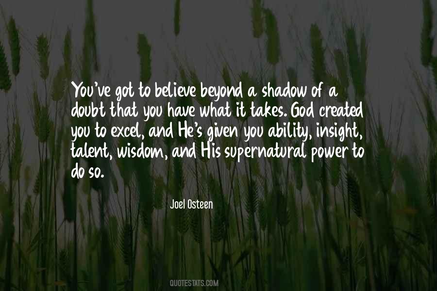 God Created You Quotes #1587009
