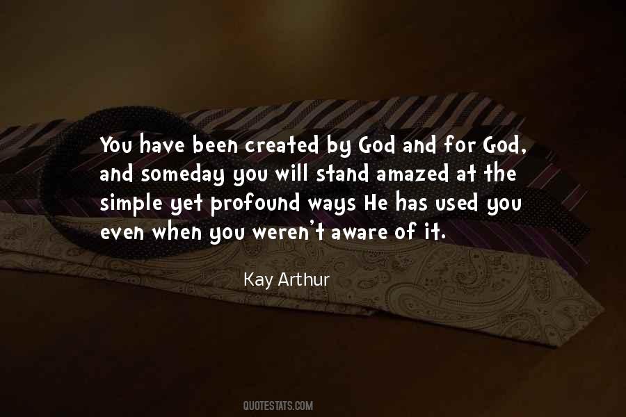 God Created You Quotes #353033