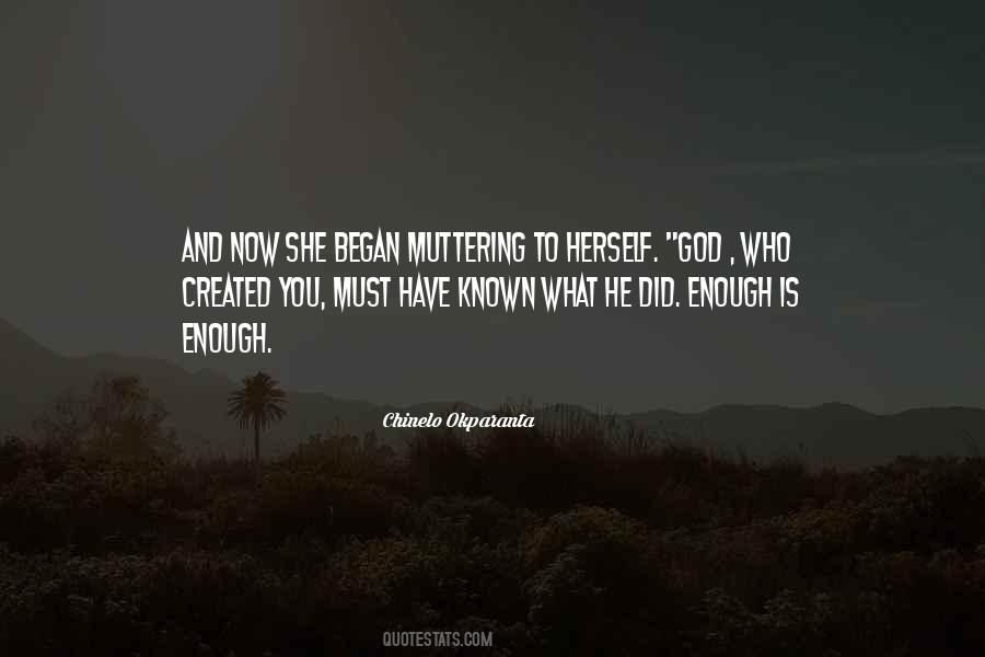 God Created You Quotes #66383