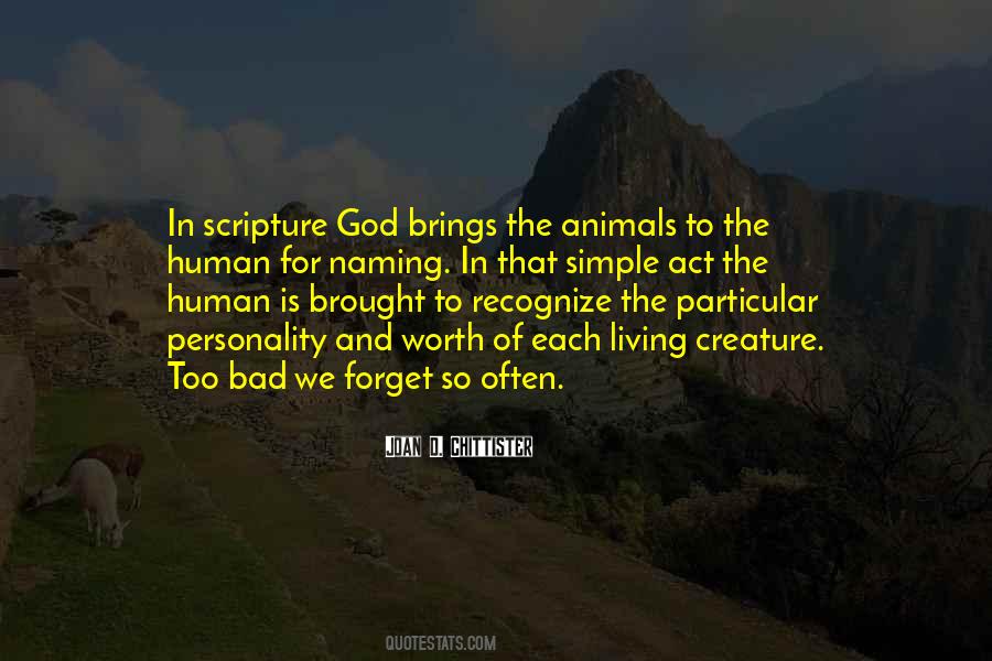 God Creature Quotes #46280