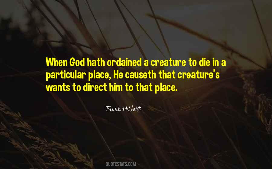 God Creature Quotes #97534