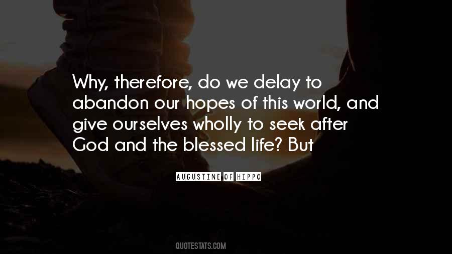 God Delay Quotes #1816642