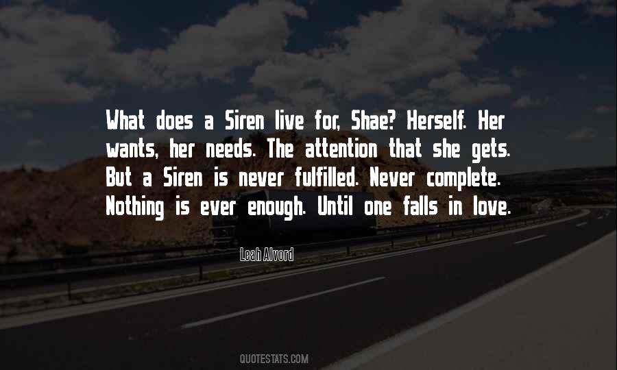 Quotes About A Siren #1148407