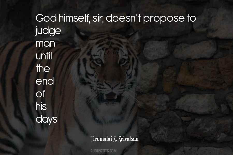 God Doesn't Judge Quotes #64785